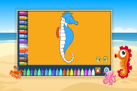 Coloring Book Sea Animals 2 screenshot 3