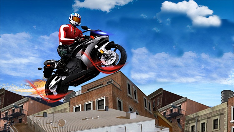 Real Bike Top Roof Stunts-A Bike stunts Game 2017