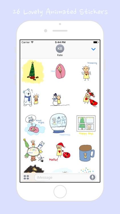 Winter Days with Merrylove (Animated Stickers)