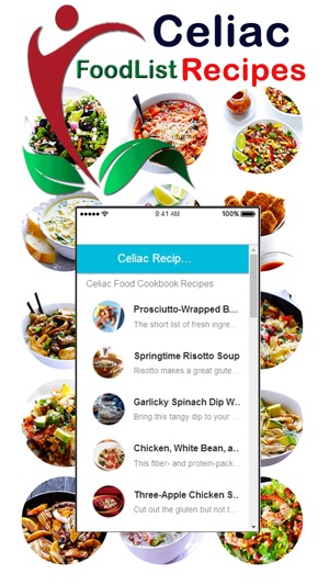 Celiac Food Cookbook Recipes - NO Gluten