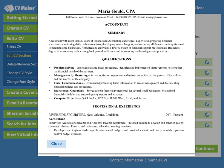 CV Maker™ Platinum screenshot-3