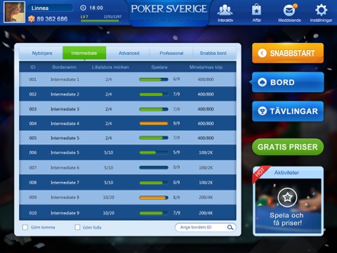 Poker Sverige HD screenshot 4