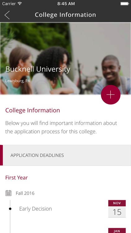 Common App onTrack