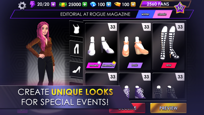 Fashion Fever - Top Model Dress Up & Styling Game Screenshot 2