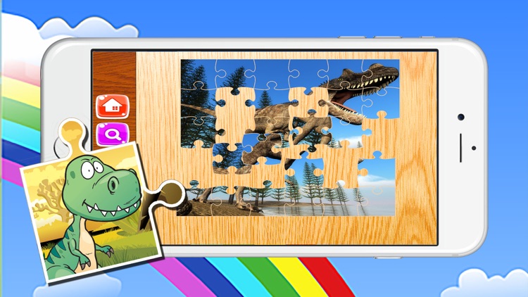 Dino Puzzle Jigsaw Games Free - Dinosaur Puzzles For Kids Toddler And Preschool Learning Games screenshot-4