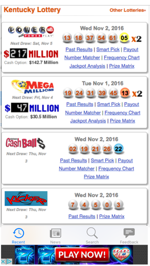 Lottery Results for Kentucky(圖1)-速報App