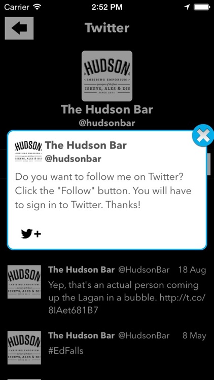 The Hudson Bar