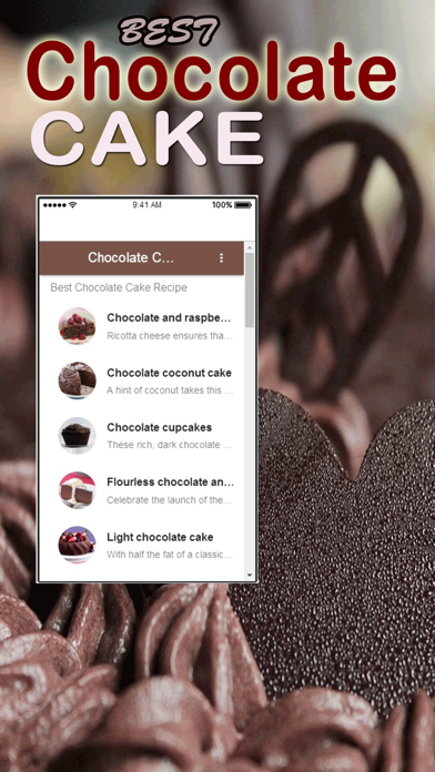 How to cancel & delete Best Chocolate Cake Recipe from iphone & ipad 1