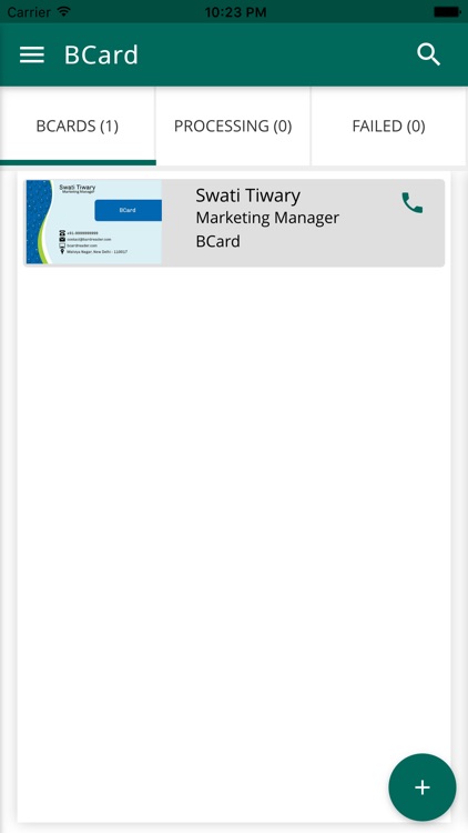 BCard Business Card Reader screenshot-3