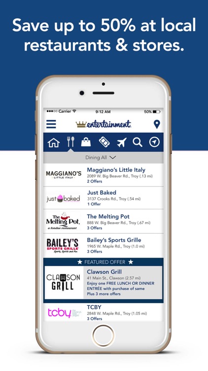 Entertainment Coupon Membership
