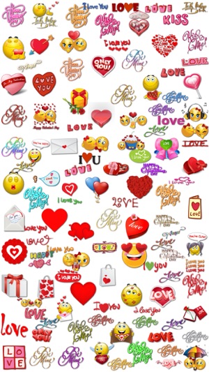 I Love You Stickers and Labels for iMessage(圖2)-速報App