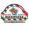 Pide tu pizza con nuestra aplicación; somos Maxipizza La Cuesta, especialistas en pizzas de 60 centímetros