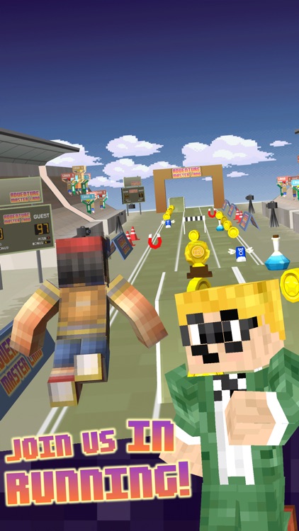 3D Block Skins Running Run Games "For EarthBound "