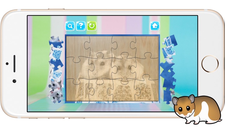 Hamster Jigsaw Puzzles Games for Kids and Toddlers screenshot-3