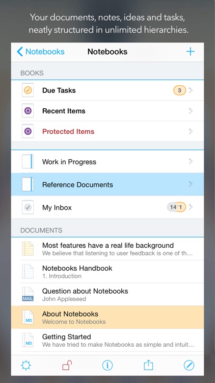 Notebooks - All Your Documents, Files and Tasks