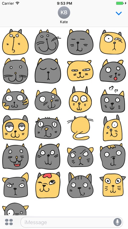 Doodle Cat Stickers Vol 02