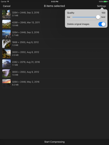 MagicShrink - lossless batch photo compressor screenshot 3