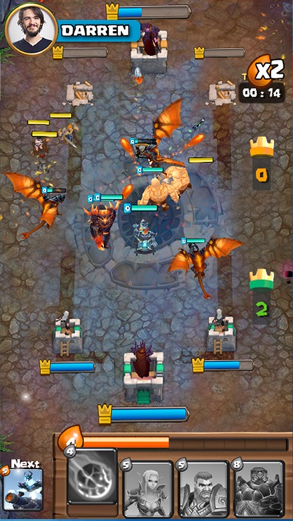 Dragon War - Clash Castle Battle screenshot-4