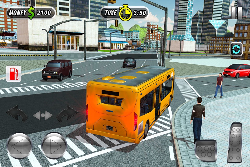 Coach Bus Simulator City Driving 2016 Driver PRO screenshot 4
