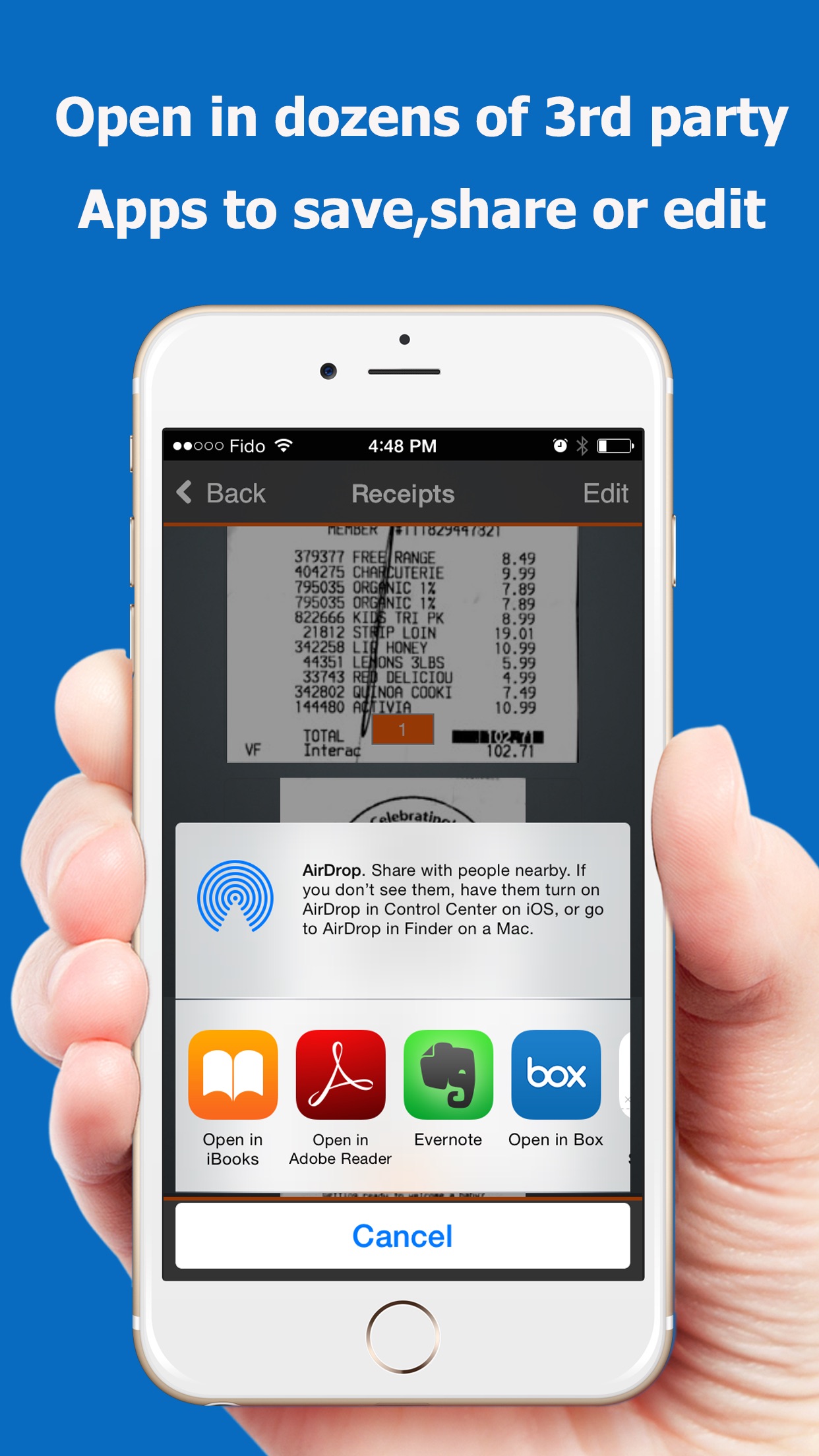 Screenshot do app TopScanner : PDF Scanner App