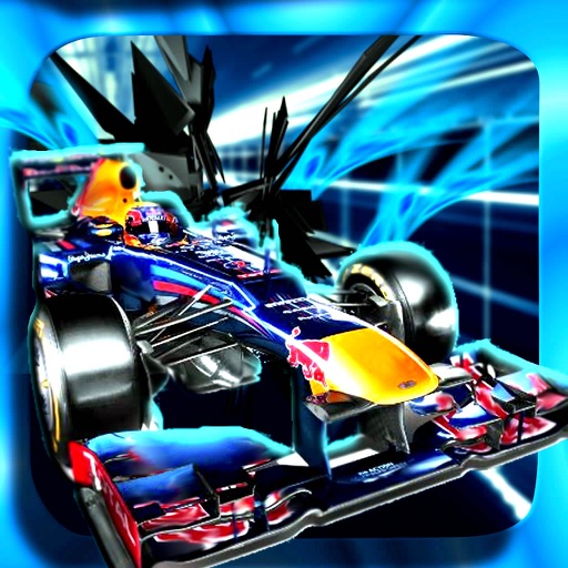 A Formula Racing In The Road icon