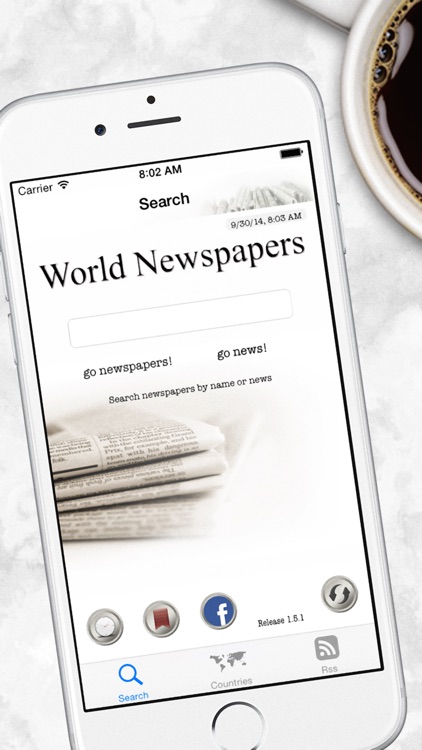 World Newspapers the News Search Engine screenshot-0