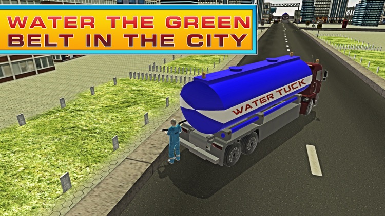 Transporter Truck Water Supply- Driving Simulator