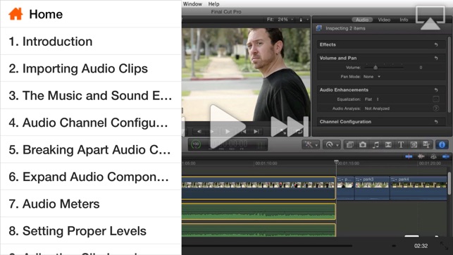 Course For Final Cut Pro X - Working With Audio(圖2)-速報App