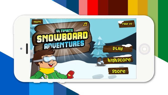 Ski Safari : A Downhill SnowBoard iStunt Game(圖2)-速報App