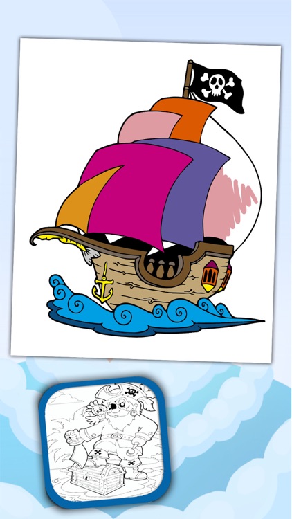 Paint and Color Pirates  coloring book - Premium screenshot-4