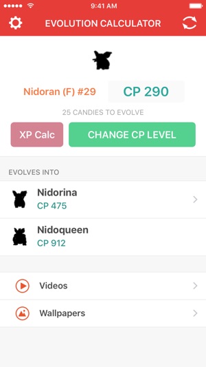 Evolution Calculator for Pokemon GO - XP & CP(圖3)-速報App