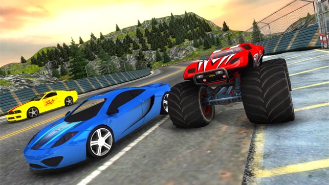 Crazy Car vs Monster Truck Racer 3D(圖3)-速報App