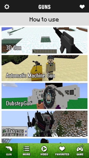 Block Gun Mod Pro - Best 3D Guns Mods Gu