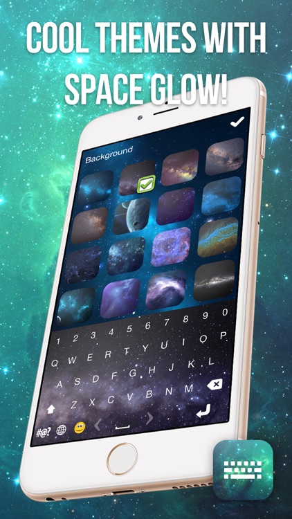 Space Keyboard Flat Design