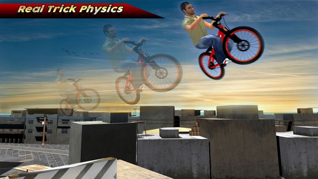 Extreme City Rooftop Free-Style Bike Rider Stunts(圖2)-速報App