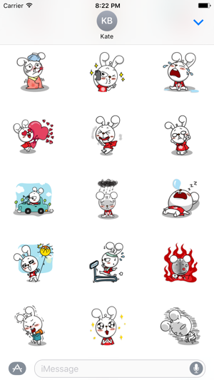 Nanny The Rabbit - Thanksgiving day stickers pack(圖4)-速報App