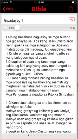 Ang Bag-ong Maayong Balita Biblia (Audio