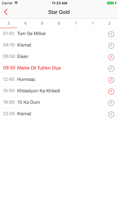 TV Guide for  India TV Schedules app screenshot 2