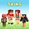 The custom skins for Minecraft