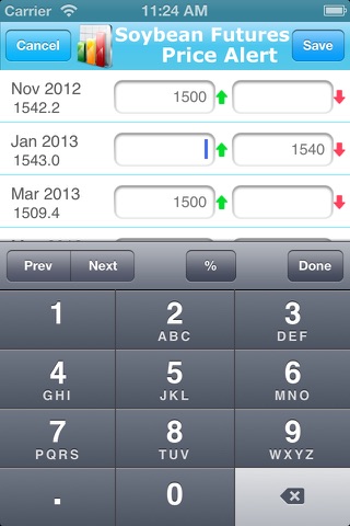 Soybean Futures Price Alert screenshot 2