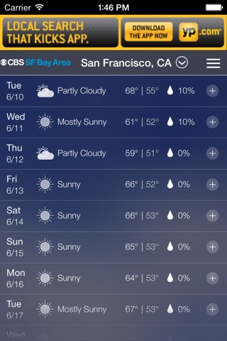 CBS SF Bay Area Weather screenshot 3
