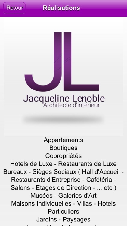 Jacqueline Lenoble Architecte d'intérieur