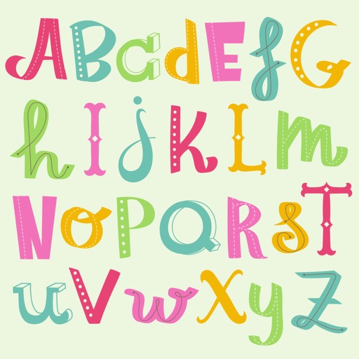 Alphabet Stickers For iMessage