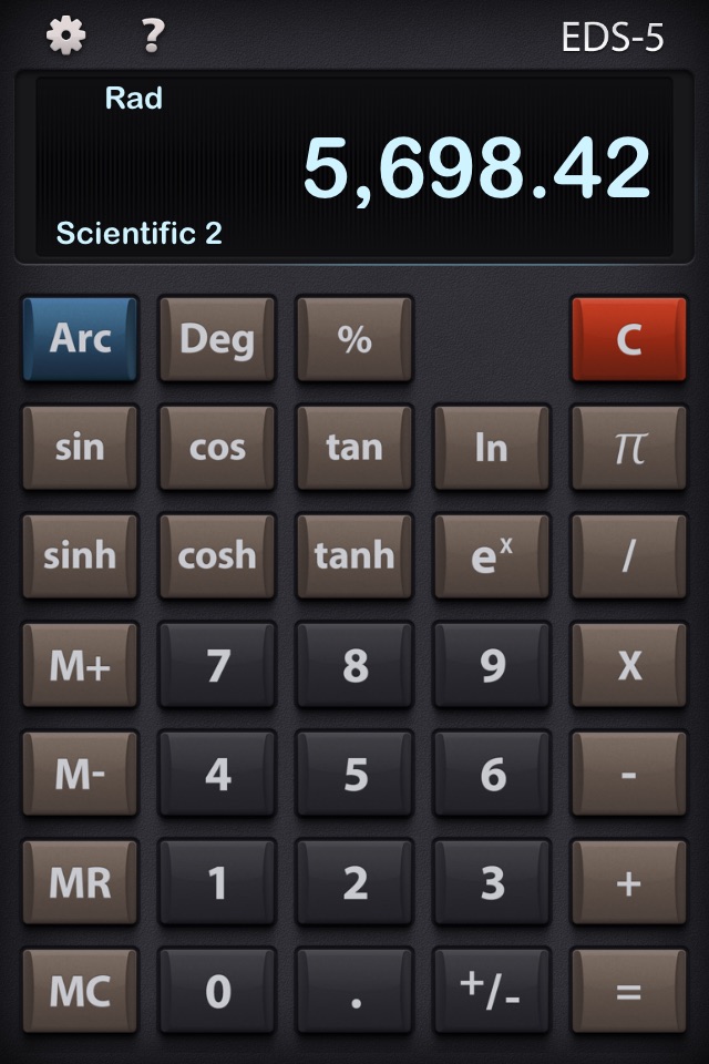 EDS-5 Multifunction Calculator screenshot 3