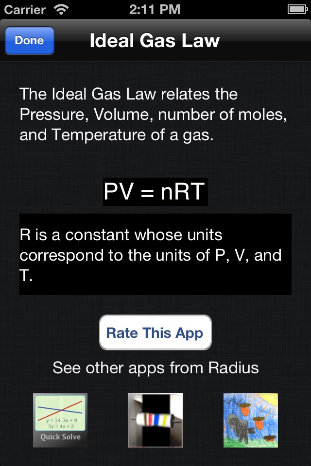 Best Ideal Gas Law Calculator screenshot 2