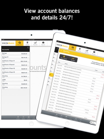 NYCB Mobile® for iPad screenshot 2