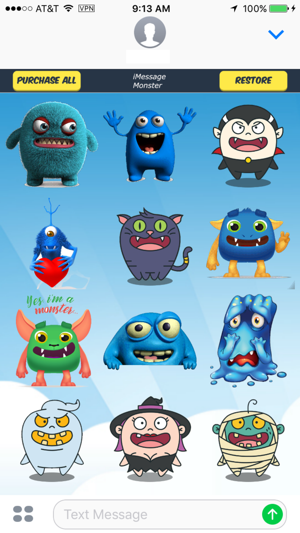 Cute Monster Stickers(圖2)-速報App