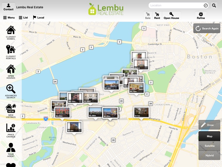 Lembu Real Estate Home Search for iPad