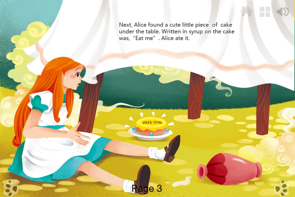 Alice in Wonderland Part 1- Book iBigToy screenshot 4