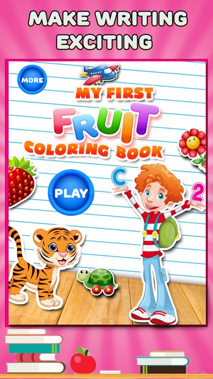 My First Fruit Coloring Book - Free Fruit Learning